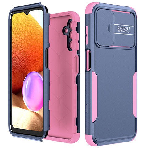 Funda Bumper Silicona y Plastico Carcasa Frontal y Trasera 360 Grados MQ1 para Samsung Galaxy A04s Vistoso