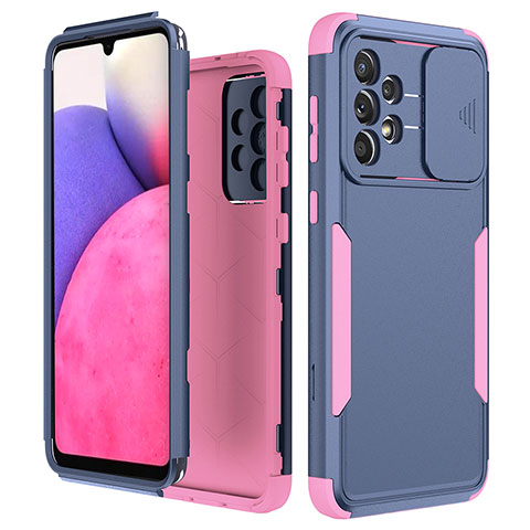 Funda Bumper Silicona y Plastico Carcasa Frontal y Trasera 360 Grados MQ1 para Samsung Galaxy A33 5G Vistoso