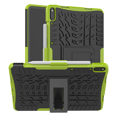 Funda Bumper Silicona y Plastico Mate Carcasa con Soporte para Huawei MatePad Pro Verde