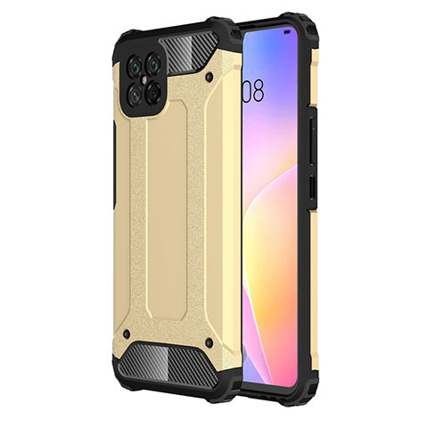 Funda Bumper Silicona y Plastico Mate Carcasa para Huawei Nova 8 SE 5G Oro