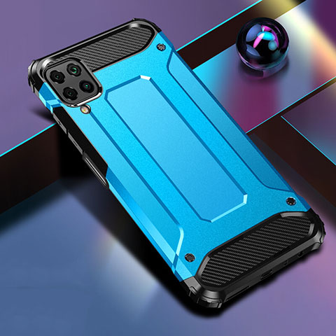 Funda Bumper Silicona y Plastico Mate Carcasa R01 para Huawei Nova 6 SE Azul Cielo