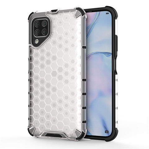 Funda Bumper Silicona y Plastico Mate Carcasa R02 para Huawei P40 Lite Blanco