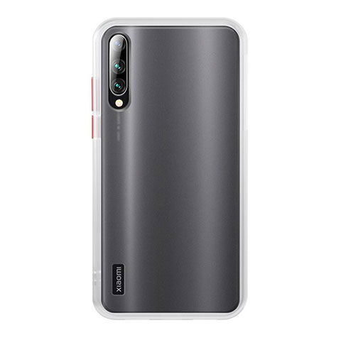 Funda Bumper Silicona y Plastico Mate Carcasa R02 para Xiaomi Mi A3 Blanco