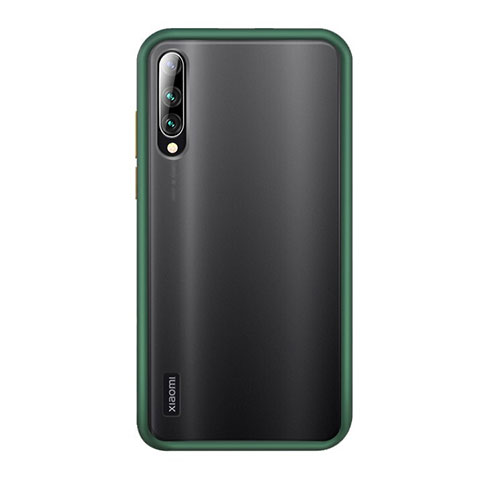 Funda Bumper Silicona y Plastico Mate Carcasa R02 para Xiaomi Mi A3 Cian