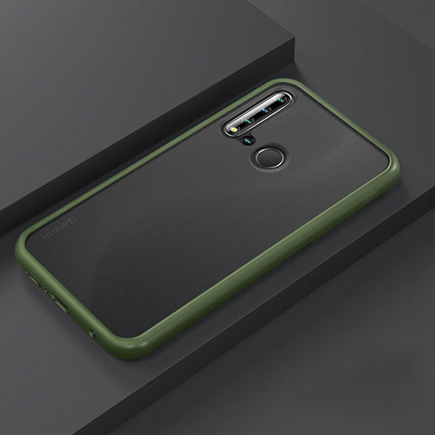 Funda Bumper Silicona y Plastico Mate Carcasa R03 para Huawei P20 Lite (2019) Verde