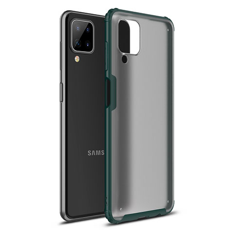 Funda Bumper Silicona y Plastico Mate Carcasa U01 para Samsung Galaxy A12 5G Verde