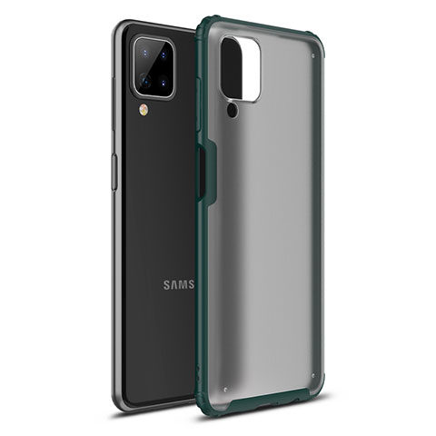 Funda Bumper Silicona y Plastico Mate Carcasa U01 para Samsung Galaxy M12 Verde