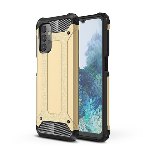 Funda Bumper Silicona y Plastico Mate Carcasa WL1 para Samsung Galaxy A32 5G Oro