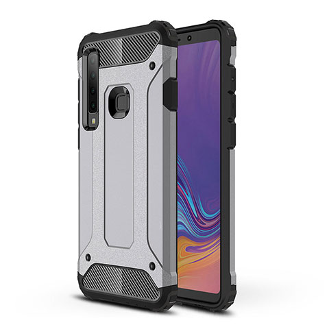 Funda Bumper Silicona y Plastico Mate Carcasa WL1 para Samsung Galaxy A9 (2018) A920 Gris