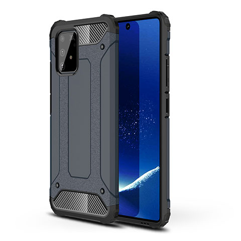 Funda Bumper Silicona y Plastico Mate Carcasa WL1 para Samsung Galaxy S10 Lite Azul Real