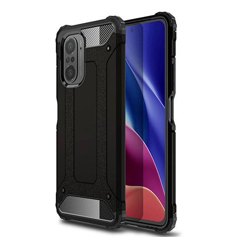 Funda Bumper Silicona y Plastico Mate Carcasa WL1 para Xiaomi Mi 11X 5G Negro