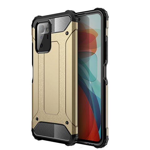 Funda Bumper Silicona y Plastico Mate Carcasa WL1 para Xiaomi Poco X3 GT 5G Oro