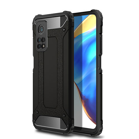 Funda Bumper Silicona y Plastico Mate Carcasa WL1 para Xiaomi Redmi K30S 5G Negro