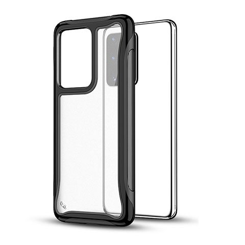 Funda Bumper Silicona y Plastico Mate Carcasa YF1 para Samsung Galaxy S20 Plus 5G Negro