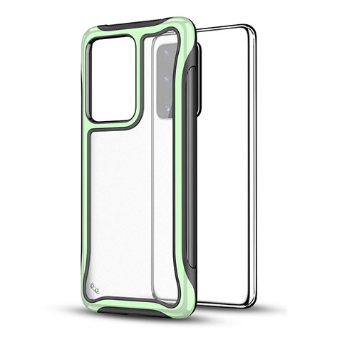 Funda Bumper Silicona y Plastico Mate Carcasa YF1 para Samsung Galaxy S20 Plus 5G Verde