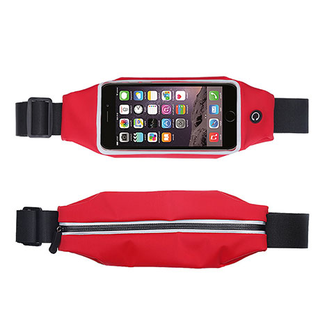 Funda Cinturon Brazo Correr Universal L10 Rojo