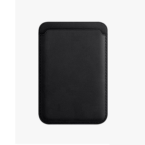 Funda de Cuero Cartera con Mag-Safe Magnetic para Apple iPhone 12 Mini Negro