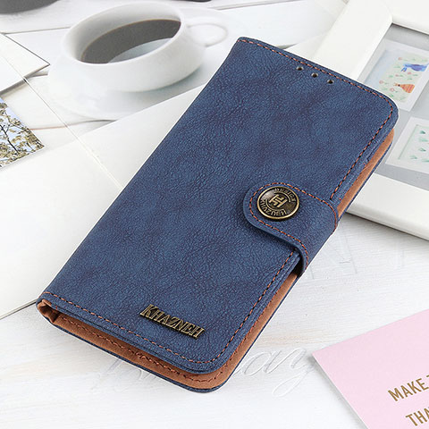 Funda de Cuero Cartera con Soporte Carcasa A01D para OnePlus 9RT 5G Azul