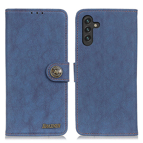 Funda de Cuero Cartera con Soporte Carcasa A01D para Samsung Galaxy A04s Azul