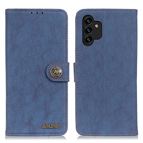 Funda de Cuero Cartera con Soporte Carcasa A01D para Samsung Galaxy A13 4G Azul