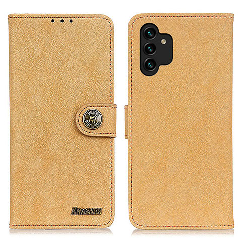 Funda de Cuero Cartera con Soporte Carcasa A01D para Samsung Galaxy A13 4G Oro