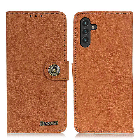 Funda de Cuero Cartera con Soporte Carcasa A01D para Samsung Galaxy A13 5G Marron