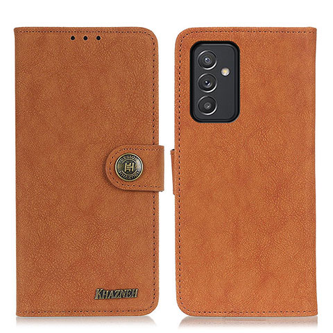 Funda de Cuero Cartera con Soporte Carcasa A01D para Samsung Galaxy A15 4G Marron