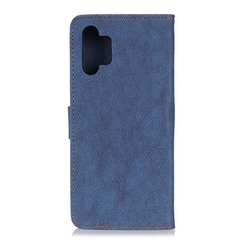 Funda de Cuero Cartera con Soporte Carcasa A01D para Samsung Galaxy A32 5G Azul