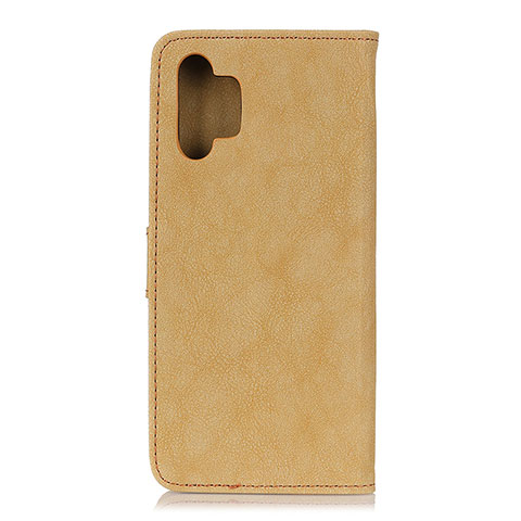 Funda de Cuero Cartera con Soporte Carcasa A01D para Samsung Galaxy A32 5G Oro