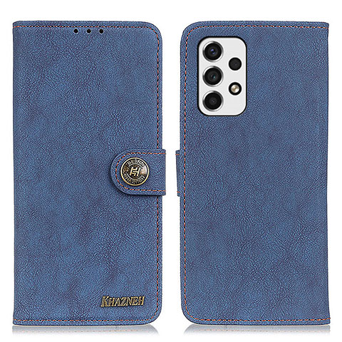 Funda de Cuero Cartera con Soporte Carcasa A01D para Samsung Galaxy A53 5G Azul