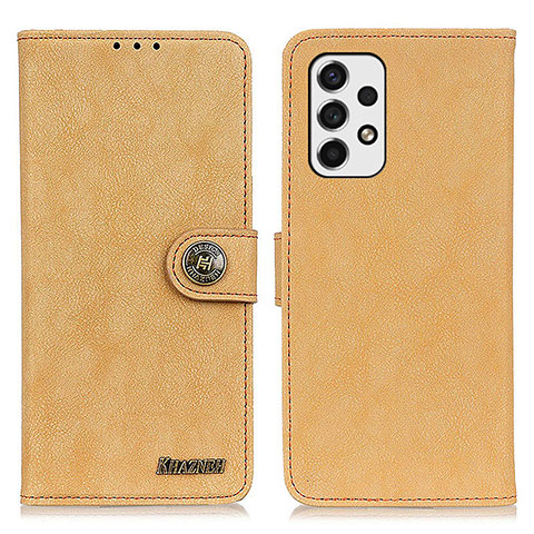 Funda de Cuero Cartera con Soporte Carcasa A01D para Samsung Galaxy A53 5G Oro