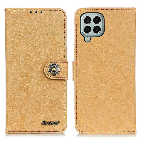 Funda de Cuero Cartera con Soporte Carcasa A01D para Samsung Galaxy M33 5G Oro