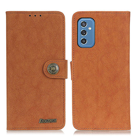 Funda de Cuero Cartera con Soporte Carcasa A01D para Samsung Galaxy M52 5G Marron