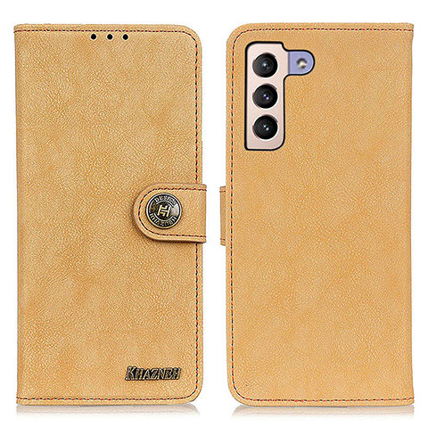 Funda de Cuero Cartera con Soporte Carcasa A01D para Samsung Galaxy S23 Plus 5G Oro