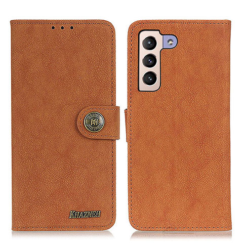 Funda de Cuero Cartera con Soporte Carcasa A01D para Samsung Galaxy S24 Plus 5G Marron