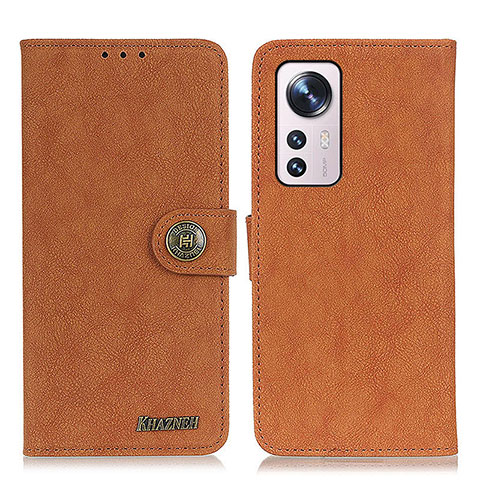 Funda de Cuero Cartera con Soporte Carcasa A01D para Xiaomi Mi 12S 5G Marron