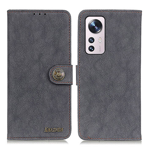 Funda de Cuero Cartera con Soporte Carcasa A01D para Xiaomi Mi 12S 5G Negro