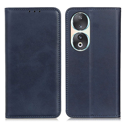 Funda de Cuero Cartera con Soporte Carcasa A02D para Huawei Honor 90 5G Azul