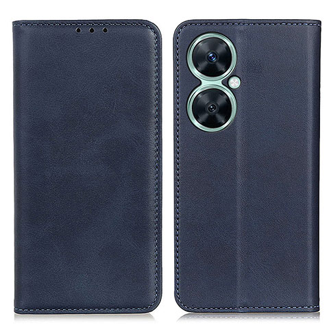 Funda de Cuero Cartera con Soporte Carcasa A02D para Huawei Nova 11i Azul