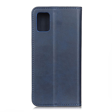 Funda de Cuero Cartera con Soporte Carcasa A02D para Motorola Moto Edge S 5G Azul