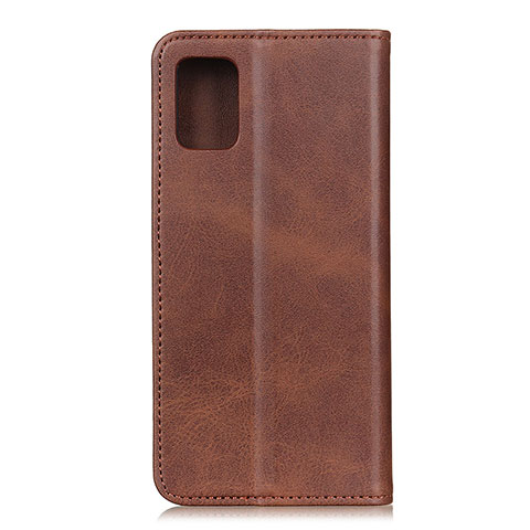 Funda de Cuero Cartera con Soporte Carcasa A02D para Motorola Moto Edge S 5G Marron