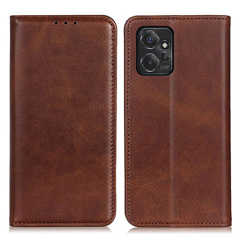 Funda de Cuero Cartera con Soporte Carcasa A02D para Motorola Moto G Power 5G (2023) Marron