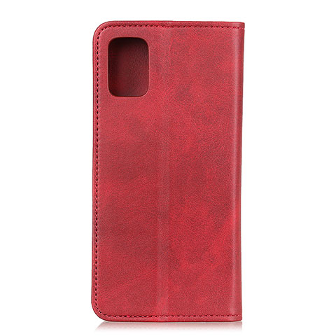 Funda de Cuero Cartera con Soporte Carcasa A02D para Motorola Moto G100 5G Rojo