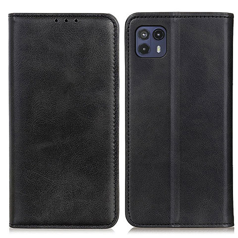 Funda de Cuero Cartera con Soporte Carcasa A02D para Motorola Moto G50 5G Negro