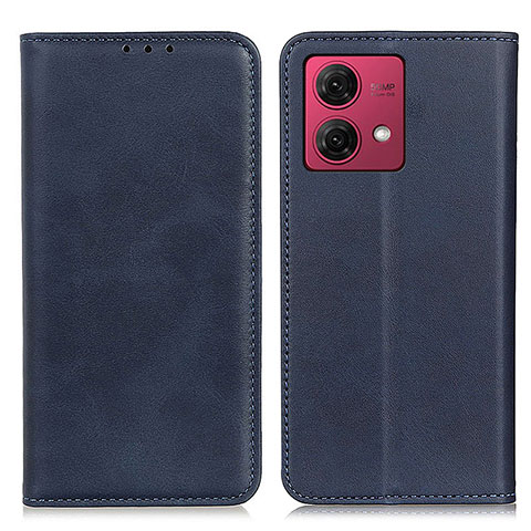 Funda de Cuero Cartera con Soporte Carcasa A02D para Motorola Moto G84 5G Azul