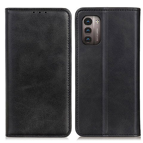 Funda de Cuero Cartera con Soporte Carcasa A02D para Nokia G11 Negro