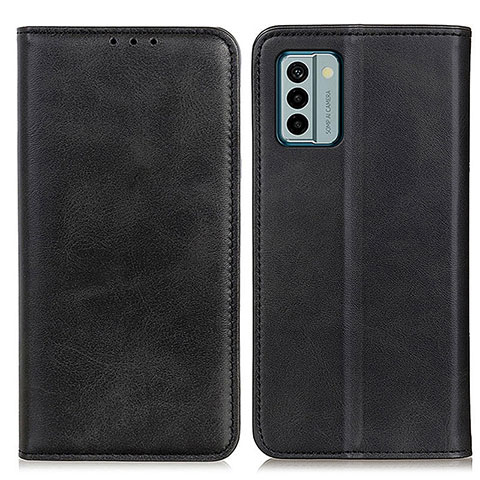 Funda de Cuero Cartera con Soporte Carcasa A02D para Nokia G22 Negro