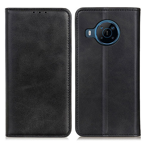 Funda de Cuero Cartera con Soporte Carcasa A02D para Nokia X100 5G Negro