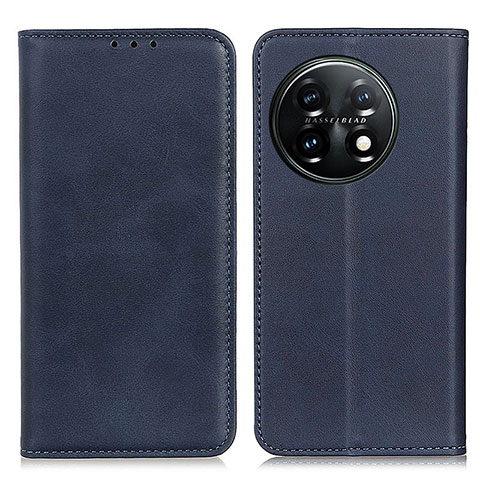 Funda de Cuero Cartera con Soporte Carcasa A02D para OnePlus 11 5G Azul