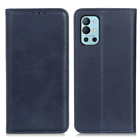 Funda de Cuero Cartera con Soporte Carcasa A02D para OnePlus 9R 5G Azul